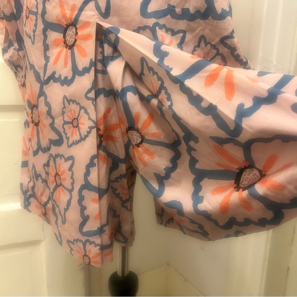 NEW Anthropologie Atelier 1756 Nadia Floral One-Shoulder Romper Coquette Medium - Picture 4 of 12